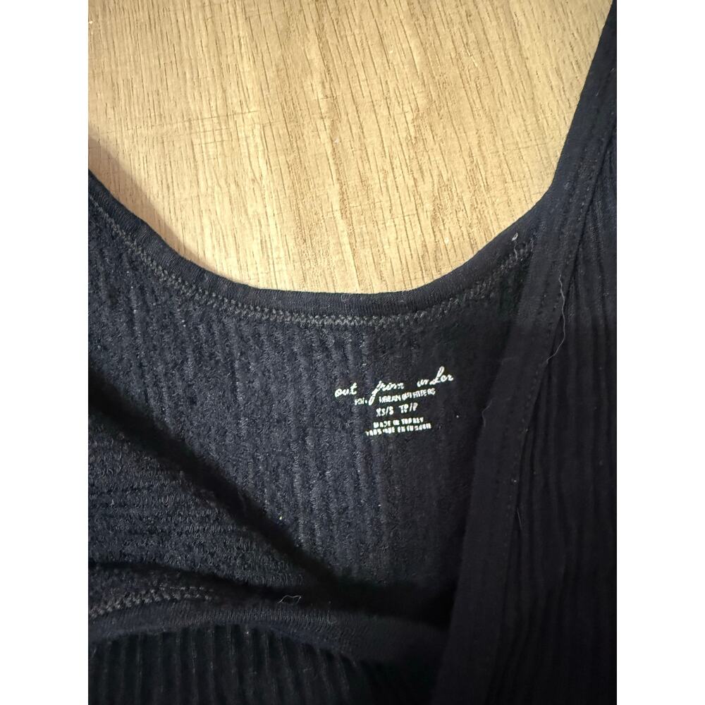 Urban Outfitters Out From Under Seamless Plunge Bra Top Black Size XS/Small - Picture 4 of 5